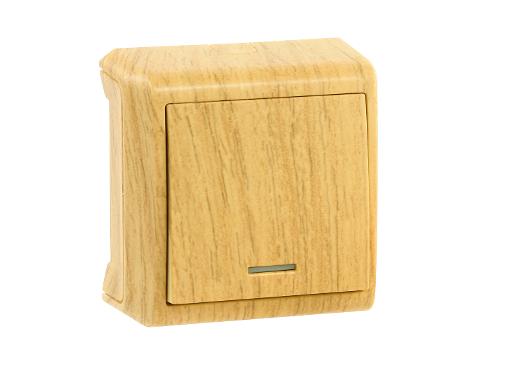 Изображение товара Выключатель VIKO Vera 9068 2019 с подсветкой для открытой установки