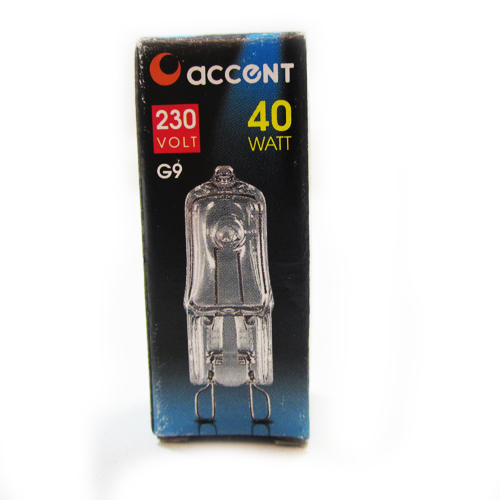 

Лампа галогенная АКЦЕНТ Jcd 230В 40w g9 cl капсульная прозрачная, Jcd 230В 40w g9 cl капсульная прозрачная