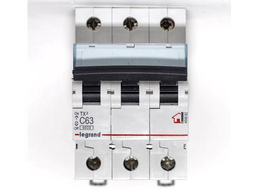 Изображение товара Автоматический выключатель LEGRAND TX3 Leg 404062 с током 63А