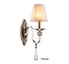 Бра EUROSVET 3411/1  античная бронза/белый