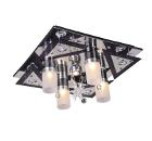 Люстра МАКСИСВЕТ Панель LV141/5 хром/черный, пульт