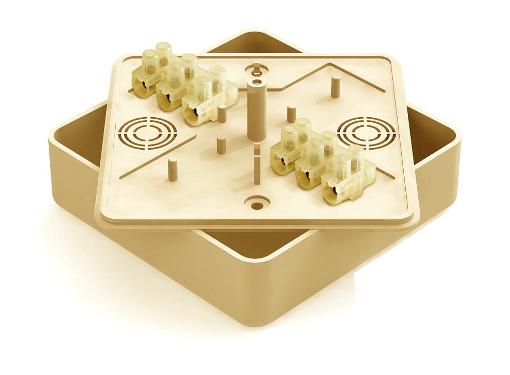 Изображение товара Коробка распаячная GREENEL GE41219-03 для внутреннего монтажа 100х100х29 мм