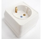 Розетка IEK ОКТАВА РС20-3-ОБ