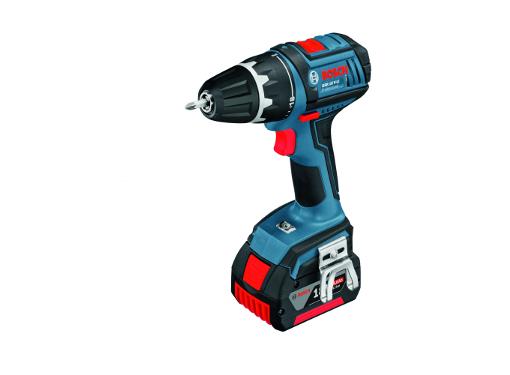 Изображение товара Аккумуляторная дрель BOSCH GSR 18 V-LI L-BOXX 2 скорости 67 Нм 4 Ач
