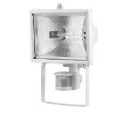 Изображение товара Прожектор галогенный UNIEL UPH-500W-WH-sensor с датчиком движения для уличного освещения
