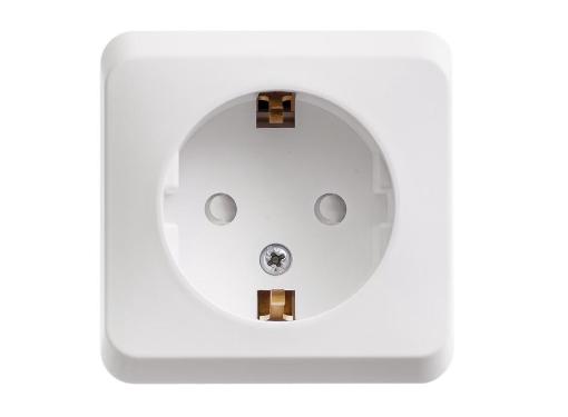 Изображение товара Розетка SCHNEIDER ELECTRIC PA16-004b Этюд белая 16А открытая монтаж
