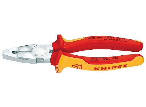 Изображение товара Профессиональные пассатижи KNIPEX 01 06 160 для тяжелых нагрузок, 160 мм