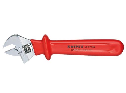 Изображение товара Разводной ключ KNIPEX 98 07 250, изоляция под напряжением до 1000 В, 30 мм