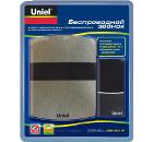 Изображение товара Беспроводной звонок UNIEL UDB-005W-R1T1 с кнопкой на 100 метров