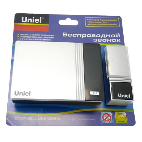 

Звонок Uniel Udb-006w-r1t1-32s-100m-sl, Udb-006w-r1t1-32s-100m-sl