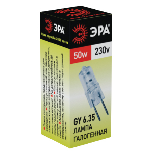 

Лампа галогенная ЭРА Gy6.35-jcd-50w-230v, Gy6.35-jcd-50w-230v