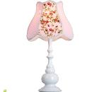 Изображение товара Лампа настольная ARTE LAMP PROVENCE A9222LT-1WH белая с розовым абажуром