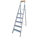 Изображение товара Алюминиевая лестница-стремянка DOGRULAR 1207, 7 ступеней, рабочая высота 3.54 м